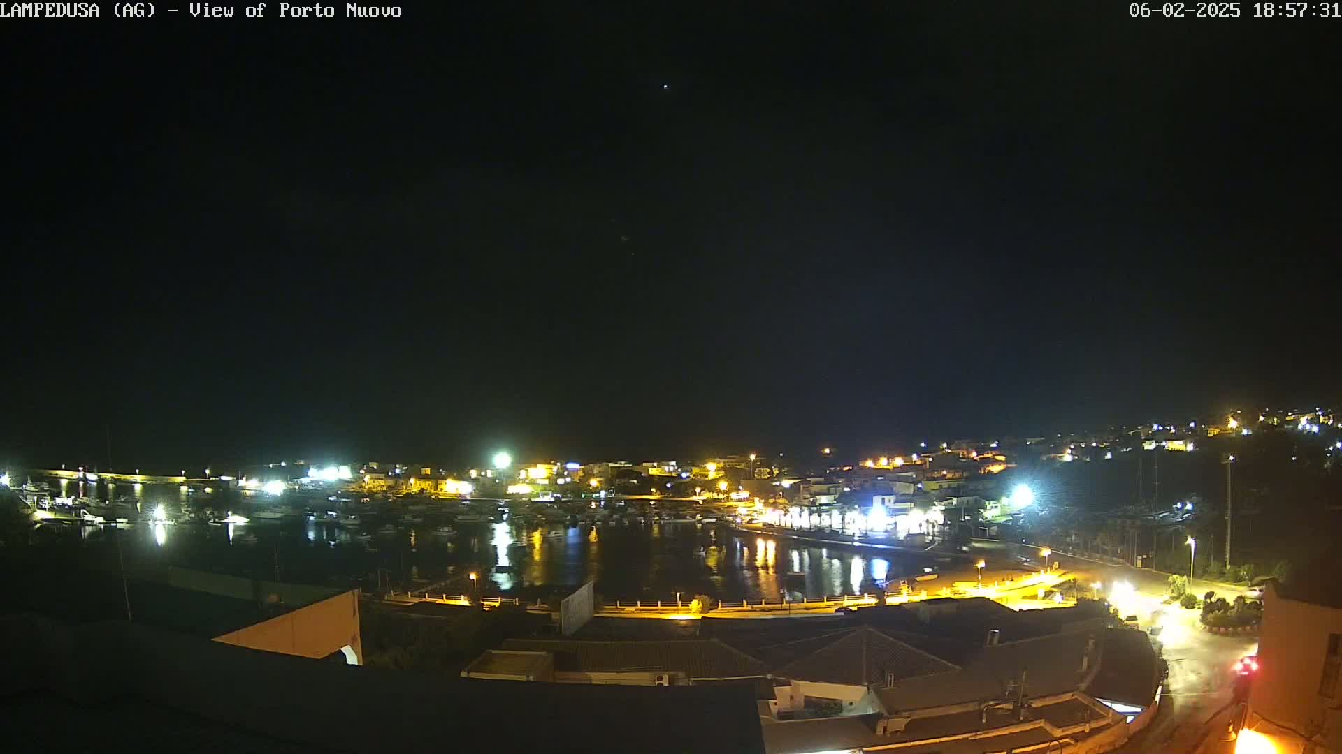 Lampedusa, Port of Nouvo Live Cam - Agrigento, Sicily, Italy