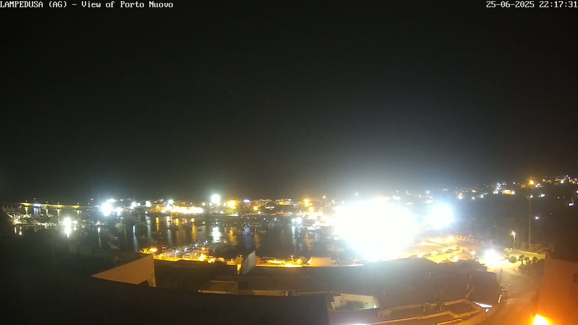 Lampedusa, Port of Nouvo Live Cam - Agrigento, Sicily, Italy