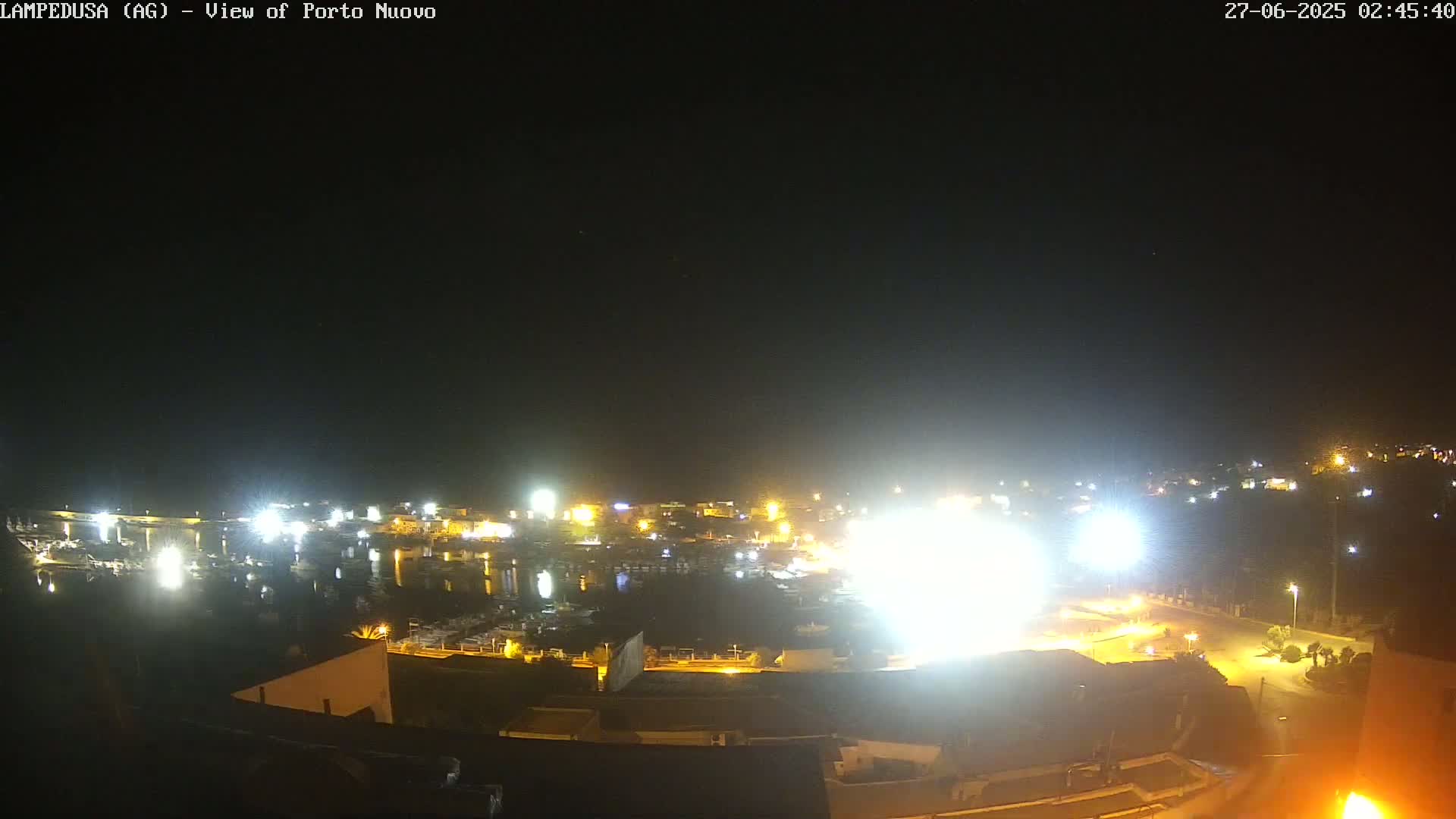 Lampedusa, Port of Nouvo Live Cam - Agrigento, Sicily, Italy