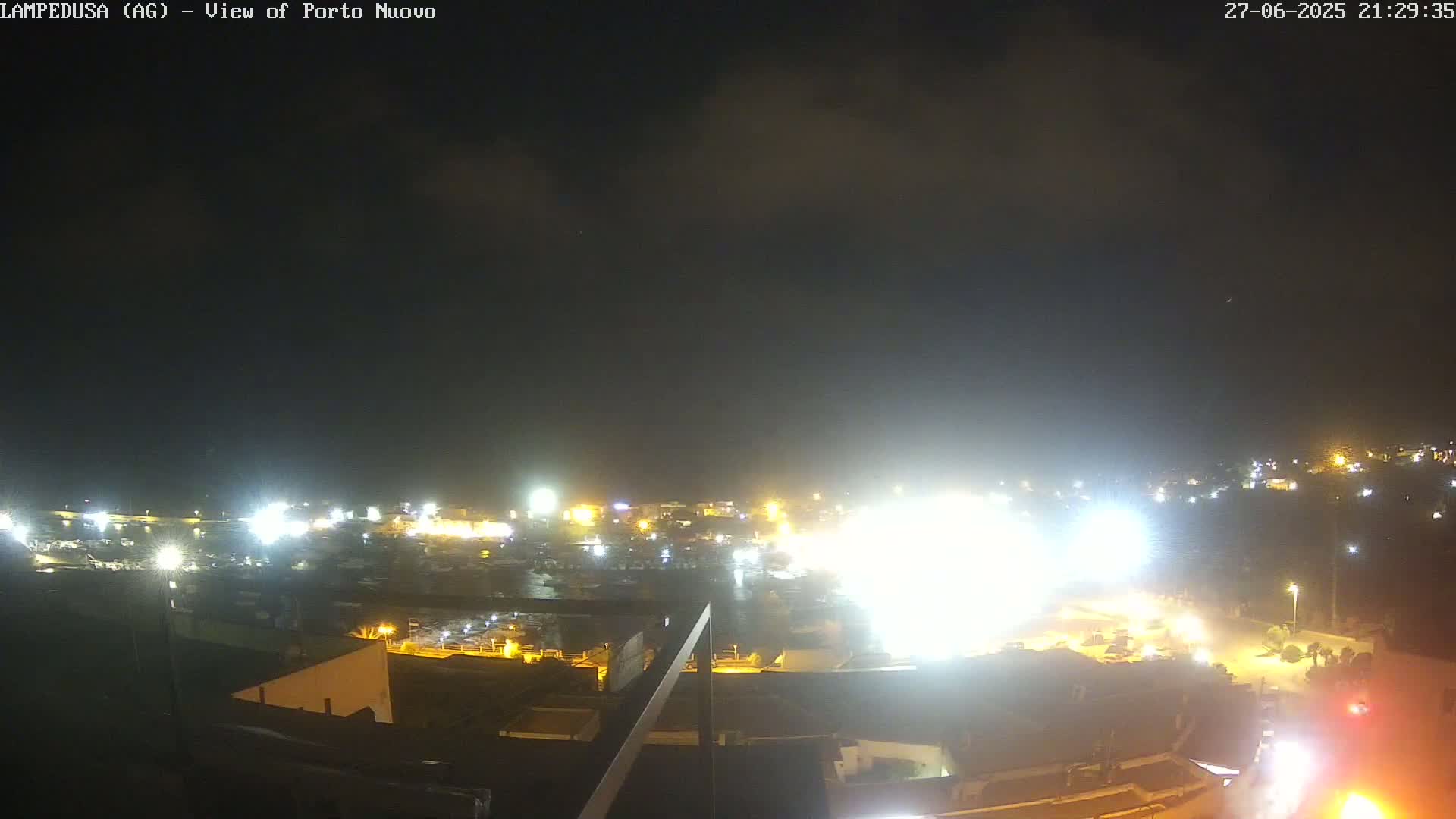 Lampedusa, Port of Nouvo Live Cam - Agrigento, Sicily, Italy