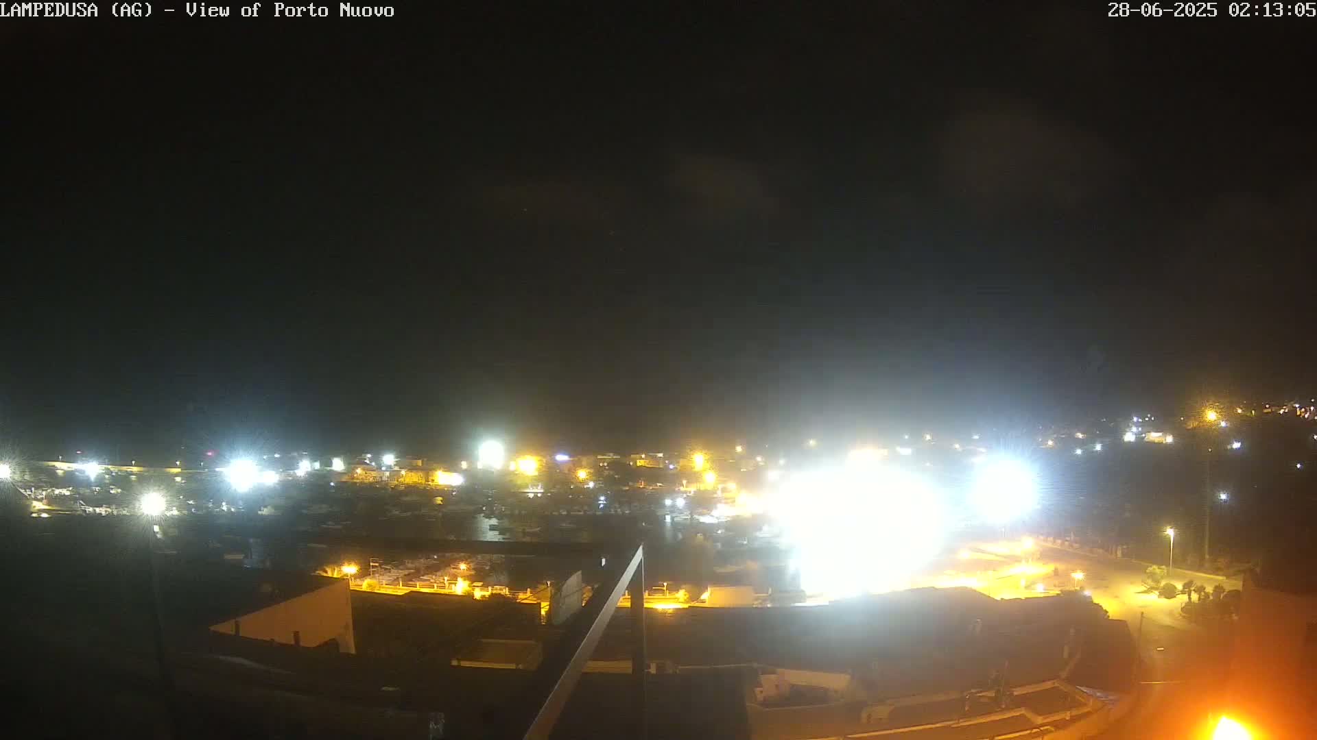 Lampedusa, Port of Nouvo Live Cam - Agrigento, Sicily, Italy