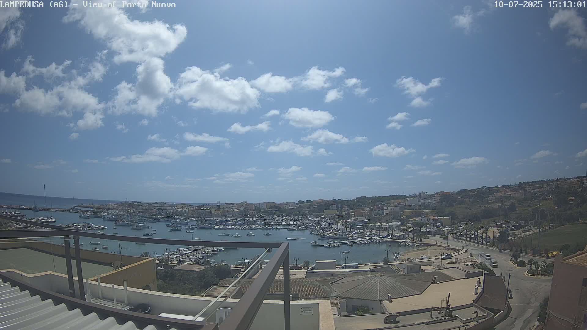 Lampedusa, Port of Nouvo Live Cam - Agrigento, Sicily, Italy