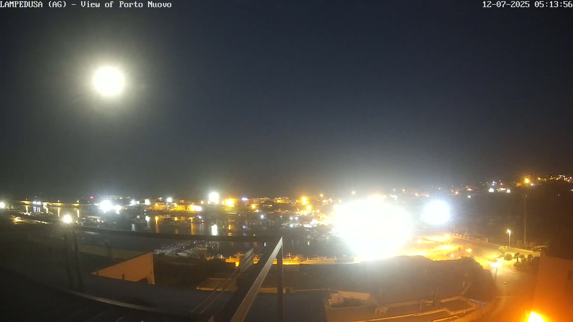 Lampedusa, Port of Nouvo Live Cam - Agrigento, Sicily, Italy