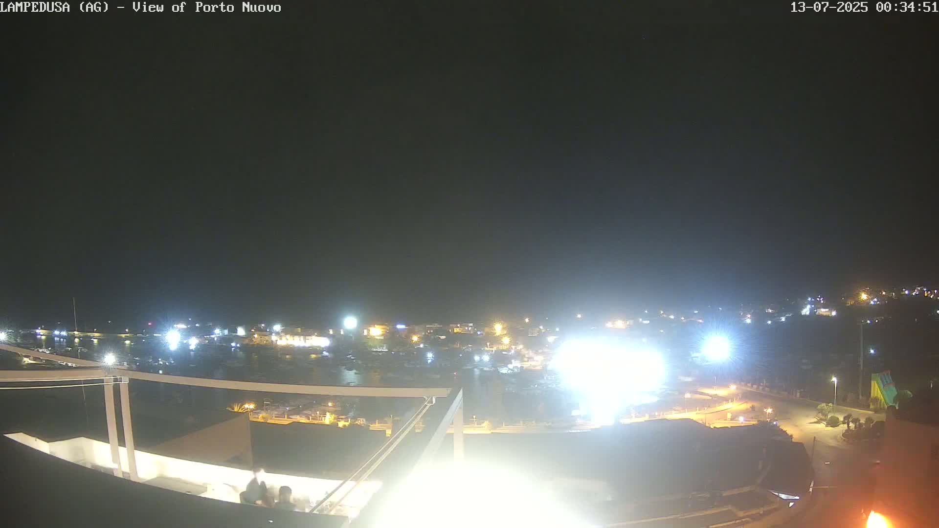Lampedusa, Port of Nouvo Live Cam - Agrigento, Sicily, Italy