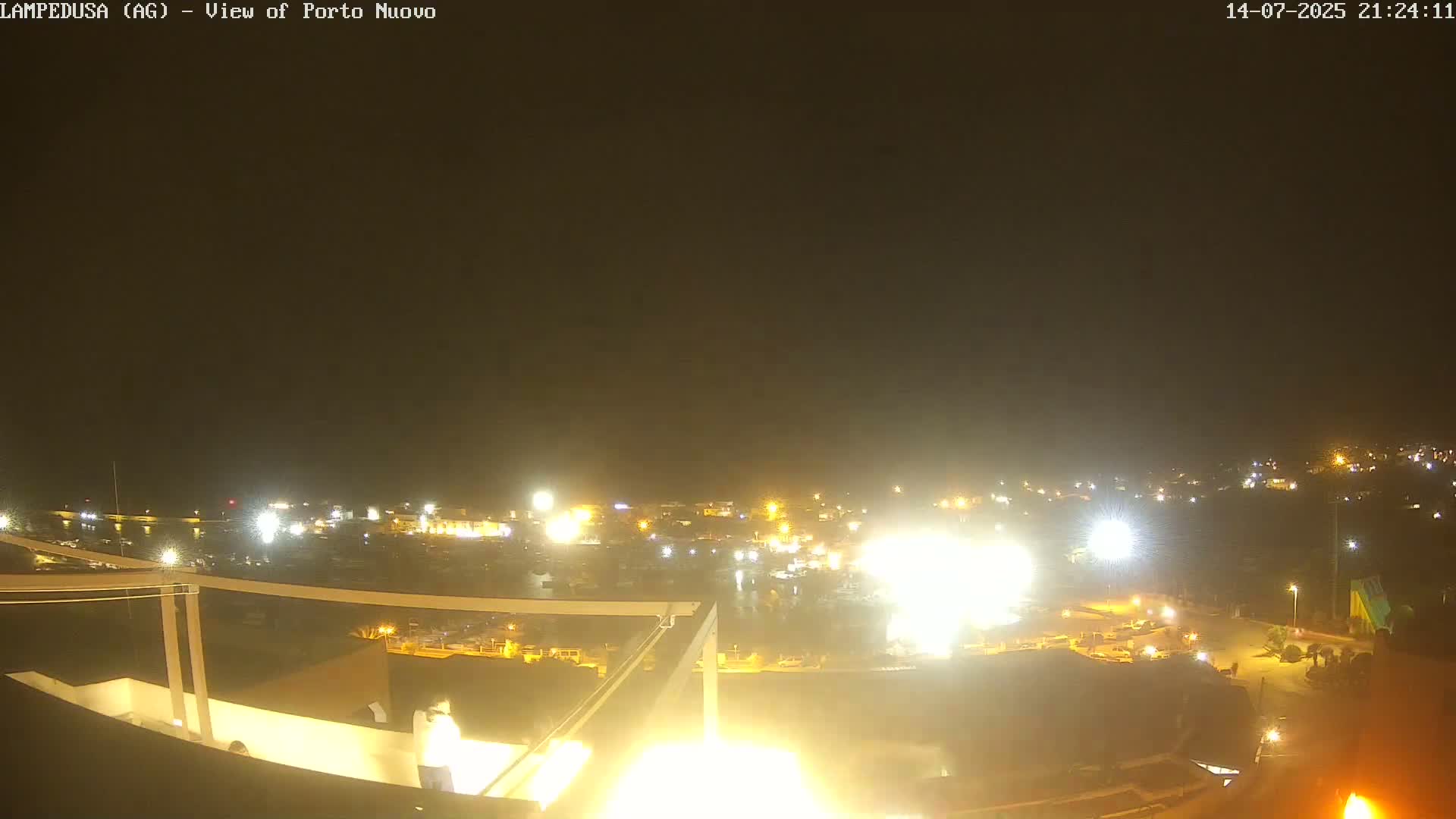 Lampedusa, Port of Nouvo Live Cam - Agrigento, Sicily, Italy