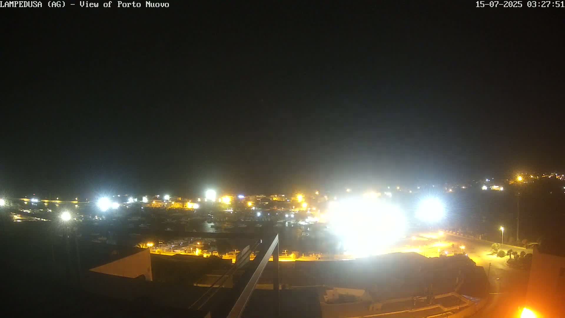 Lampedusa, Port of Nouvo Live Cam - Agrigento, Sicily, Italy