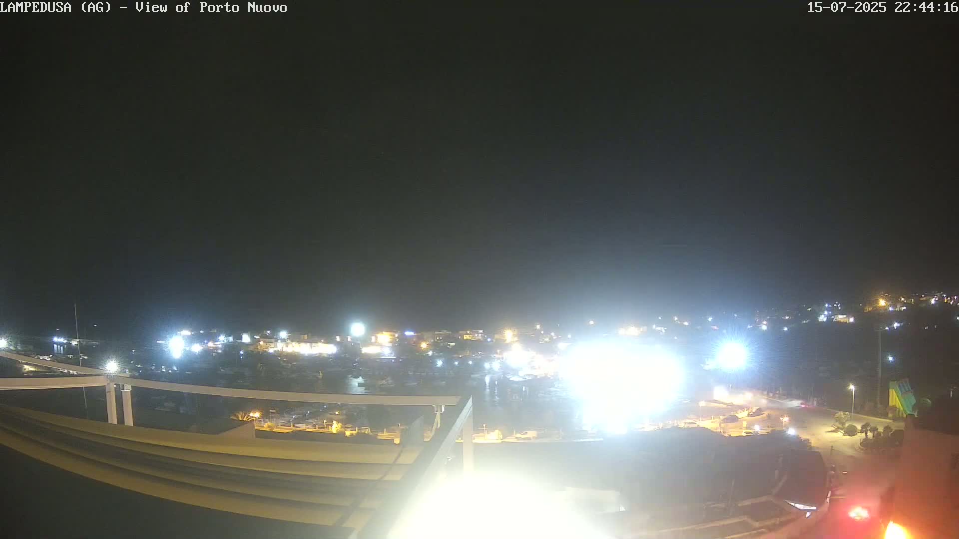 Lampedusa, Port of Nouvo Live Cam - Agrigento, Sicily, Italy