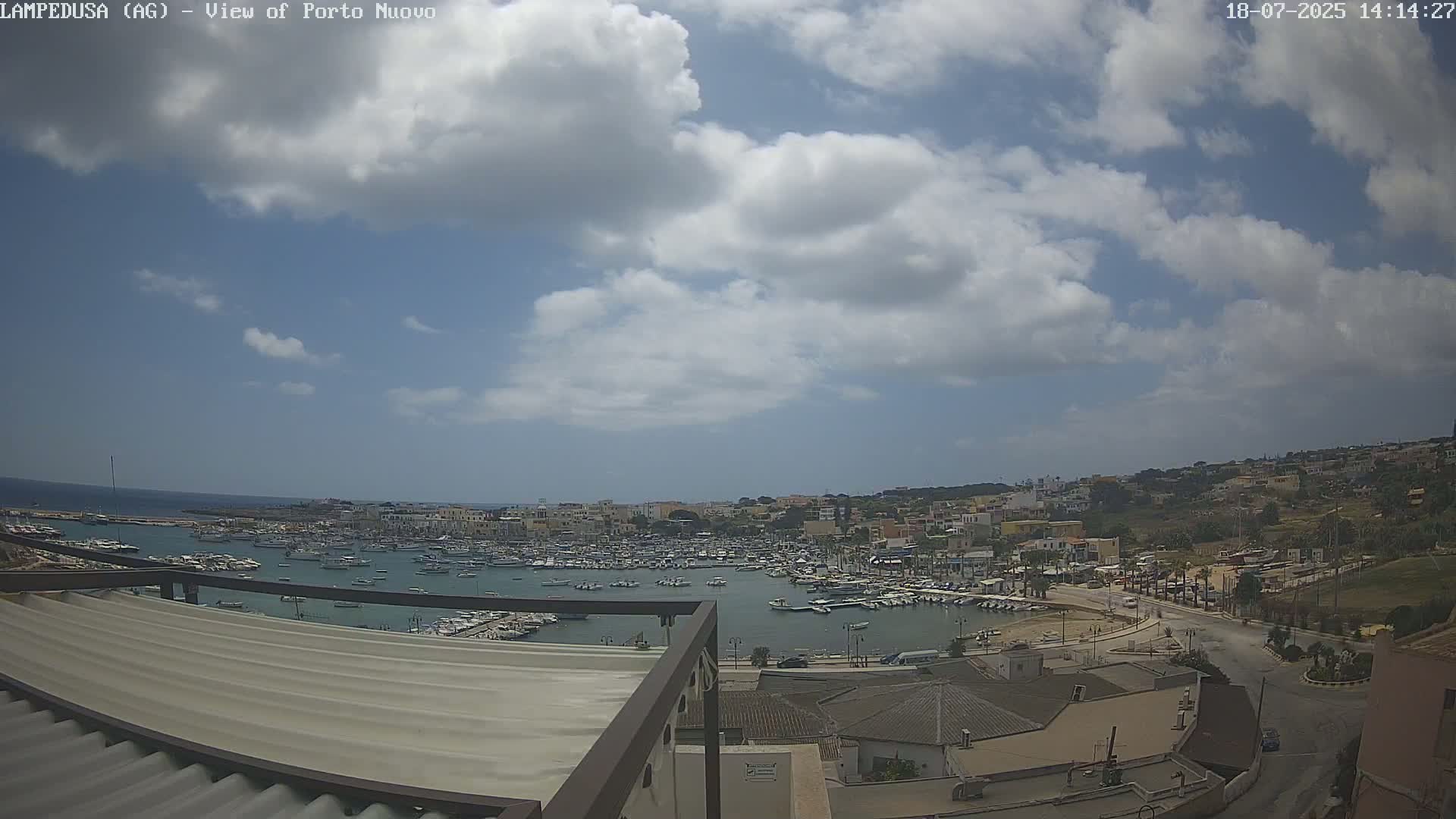Lampedusa, Port of Nouvo Live Cam - Agrigento, Sicily, Italy