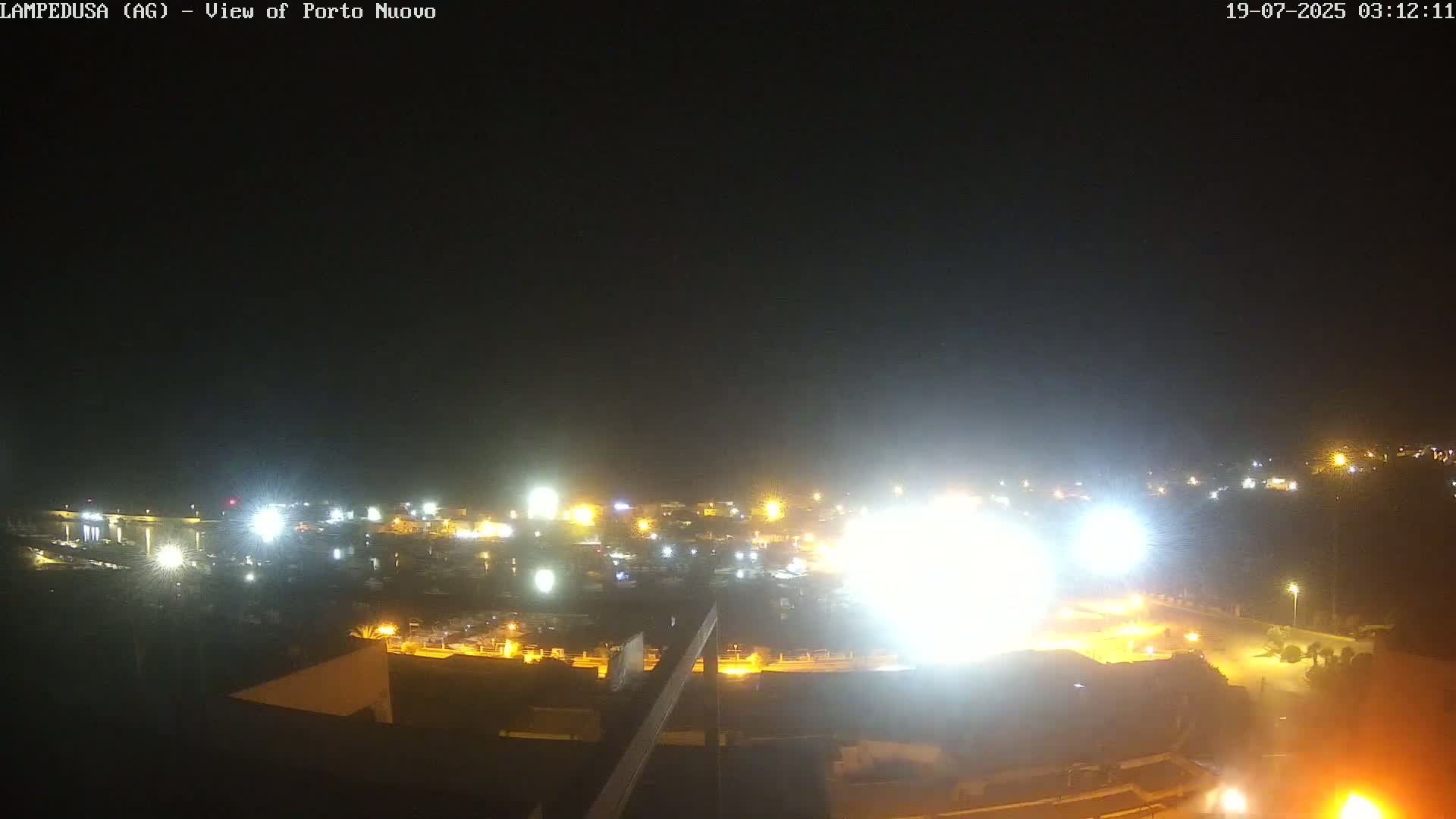 Lampedusa, Port of Nouvo Live Cam - Agrigento, Sicily, Italy