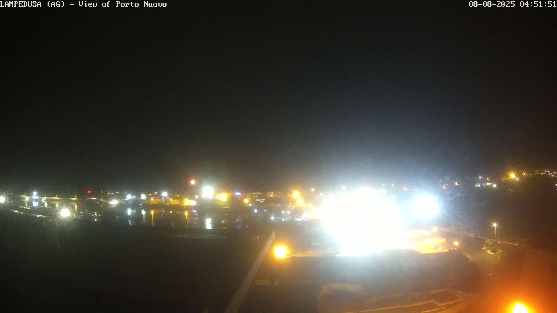 Lampedusa, Port of Nouvo Live Cam - Agrigento, Sicily, Italy