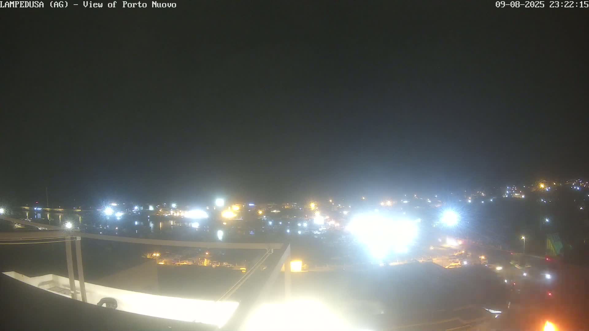Lampedusa, Port of Nouvo Live Cam - Agrigento, Sicily, Italy