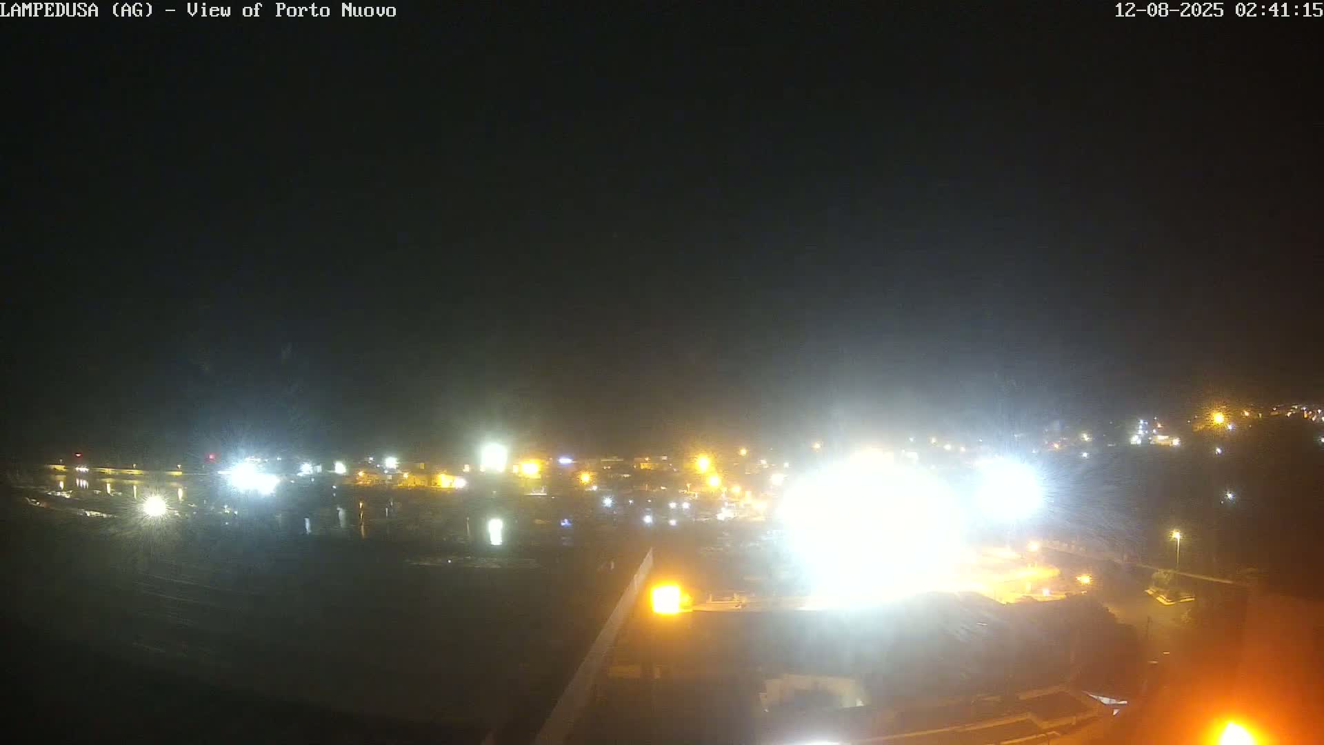 Lampedusa, Port of Nouvo Live Cam - Agrigento, Sicily, Italy