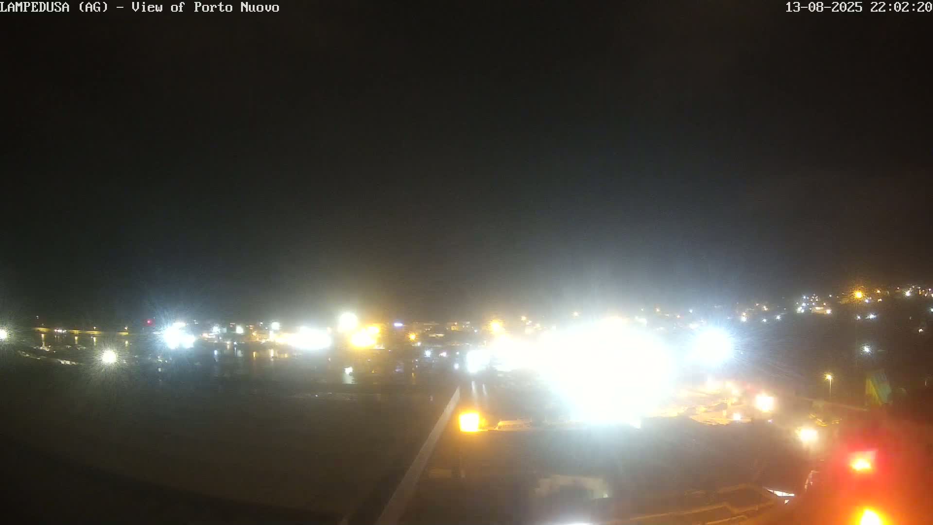 Lampedusa, Port of Nouvo Live Cam - Agrigento, Sicily, Italy