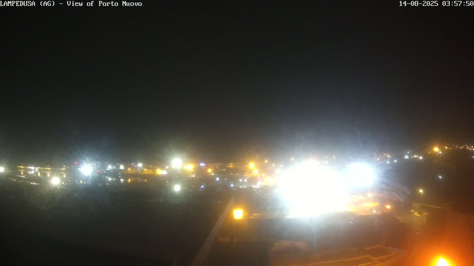 Lampedusa, Port of Nouvo Live Cam - Agrigento, Sicily, Italy
