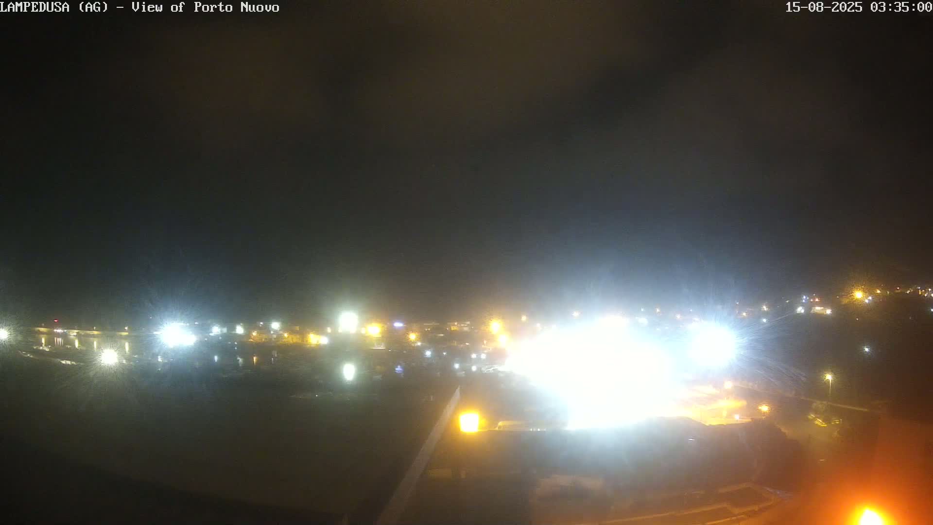 Lampedusa, Port of Nouvo Live Cam - Agrigento, Sicily, Italy