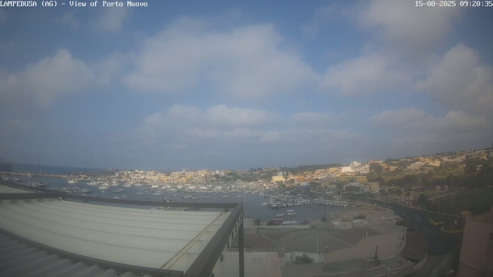 Lampedusa, Port of Nouvo Live Cam - Agrigento, Sicily, Italy