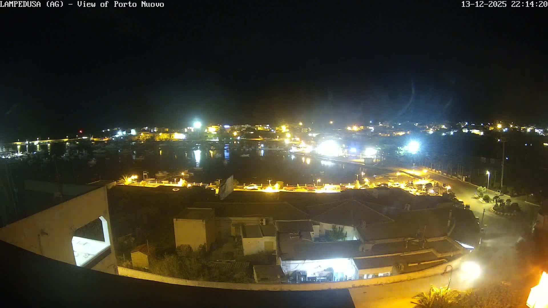 Lampedusa, Port of Nouvo Live Cam - Agrigento, Sicily, Italy