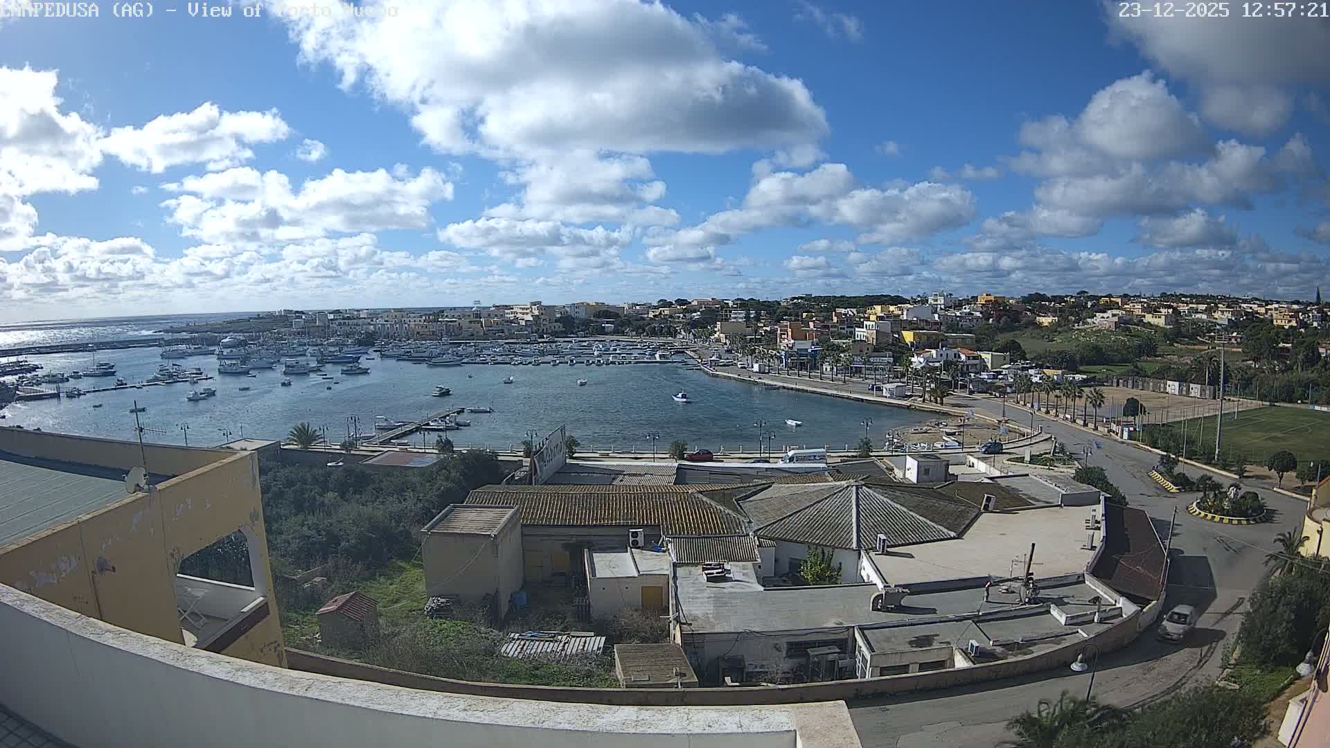 Lampedusa, Port of Nouvo Live Cam - Agrigento, Sicily, Italy