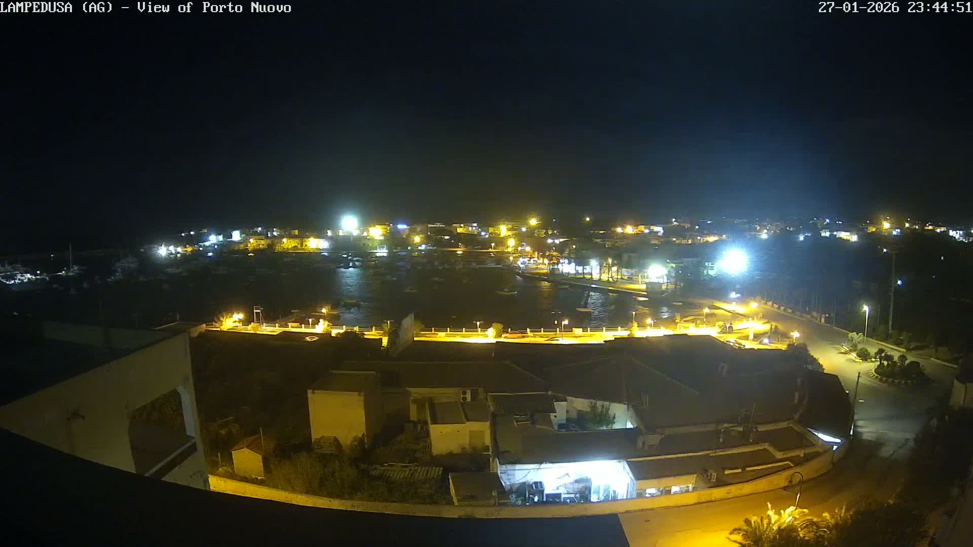 Lampedusa, Port of Nouvo Live Cam - Agrigento, Sicily, Italy