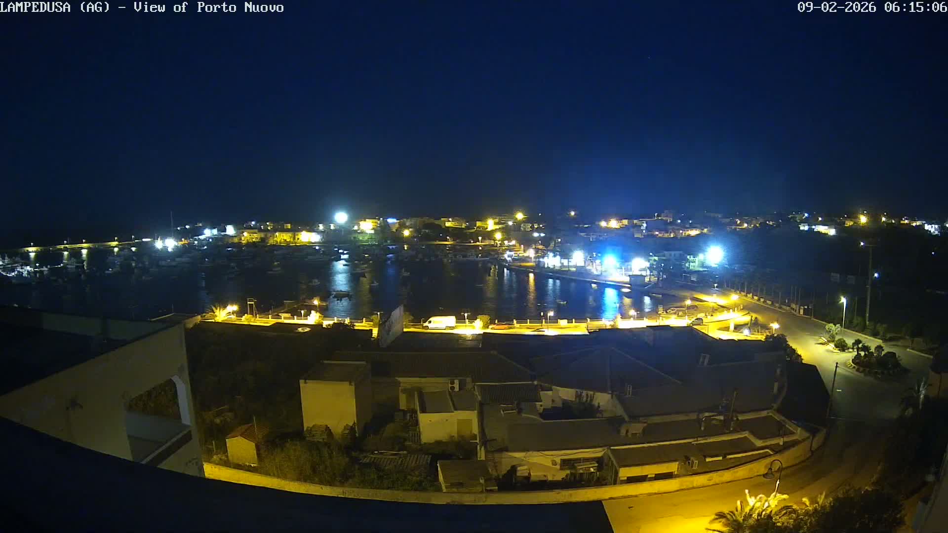 Lampedusa, Port of Nouvo Live Cam - Agrigento, Sicily, Italy