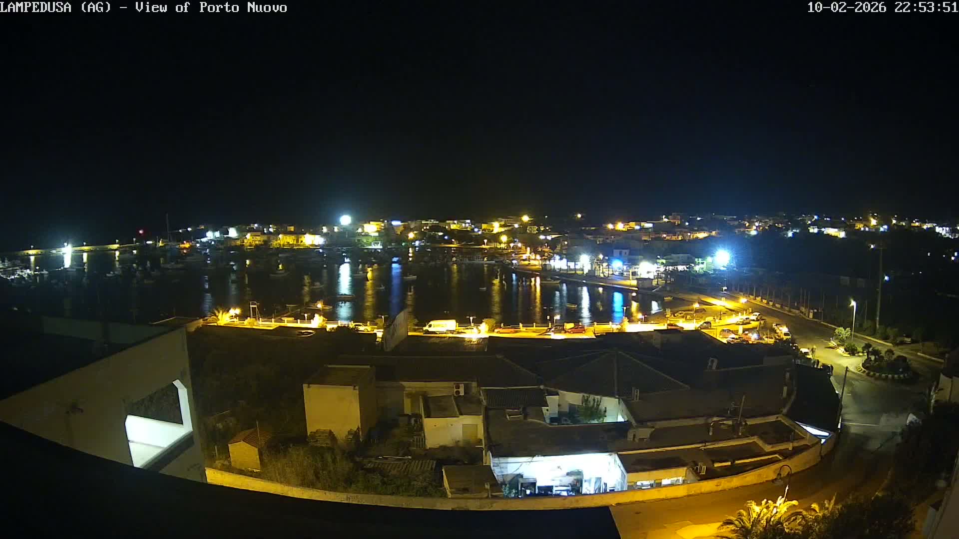 Lampedusa, Port of Nouvo Live Cam - Agrigento, Sicily, Italy