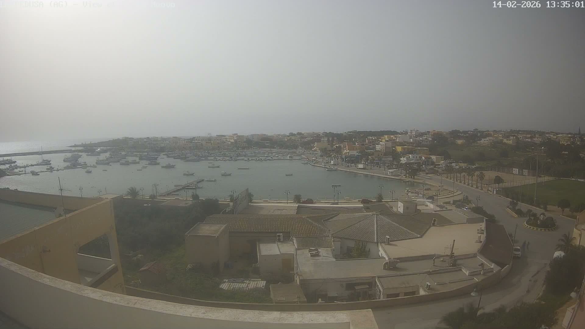 Lampedusa, Port of Nouvo Live Cam - Agrigento, Sicily, Italy