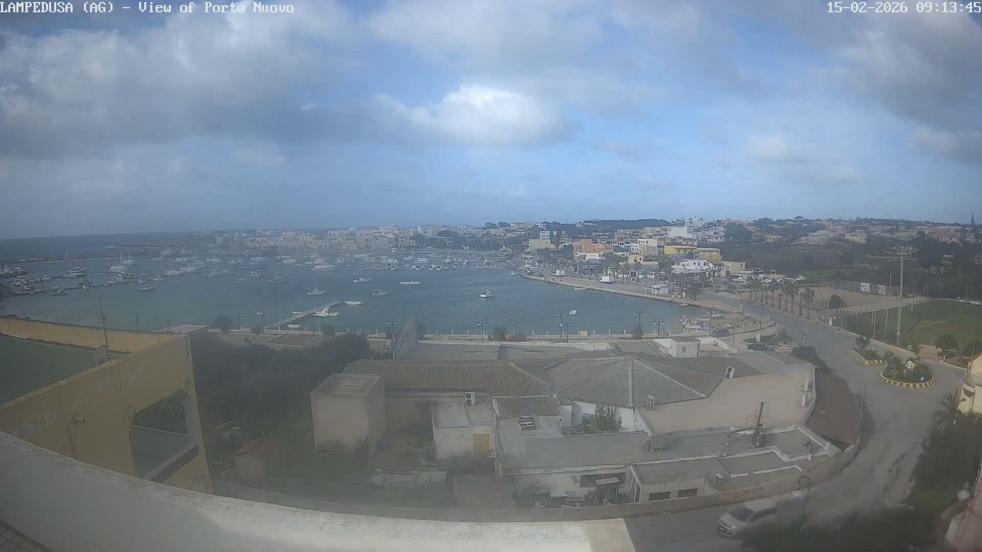 Lampedusa, Port of Nouvo Live Cam - Agrigento, Sicily, Italy