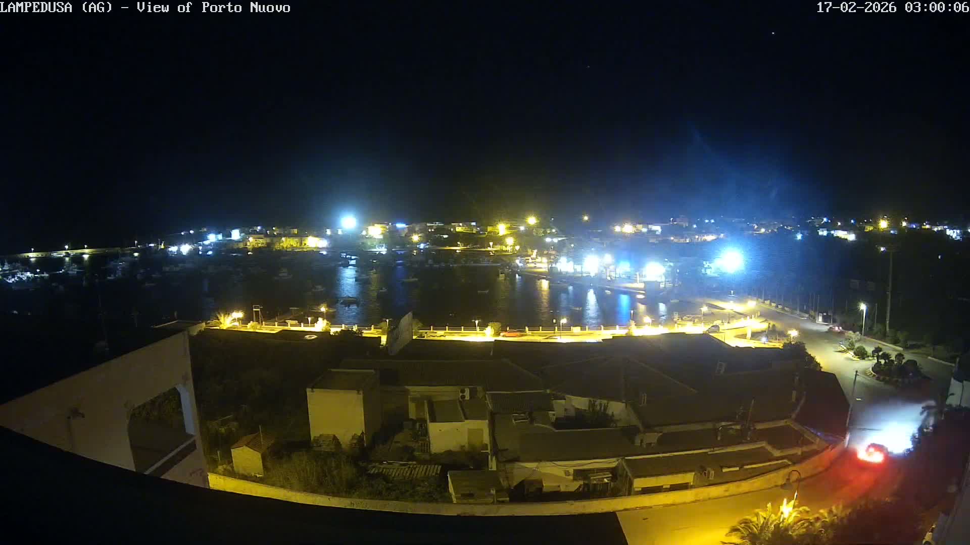 Lampedusa, Port of Nouvo Live Cam - Agrigento, Sicily, Italy