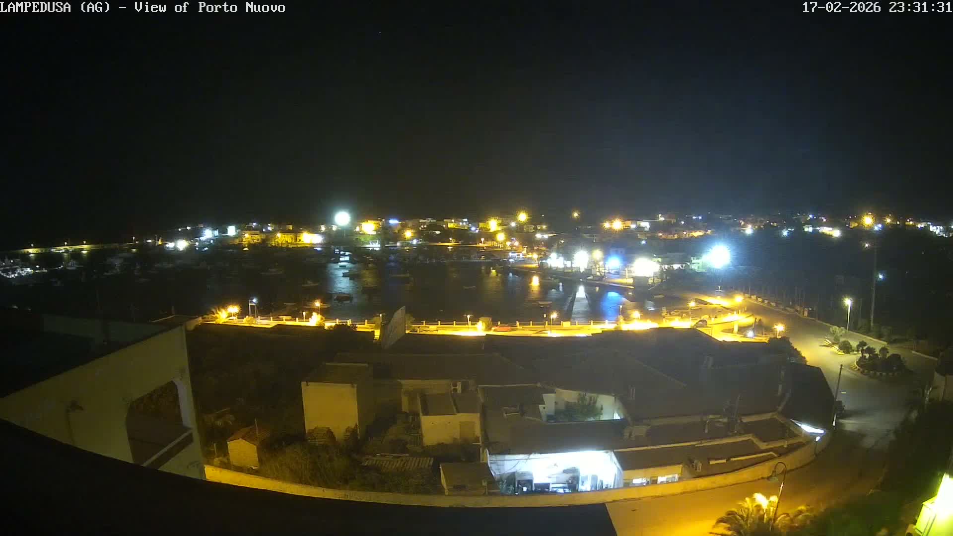 Lampedusa, Port of Nouvo Live Cam - Agrigento, Sicily, Italy