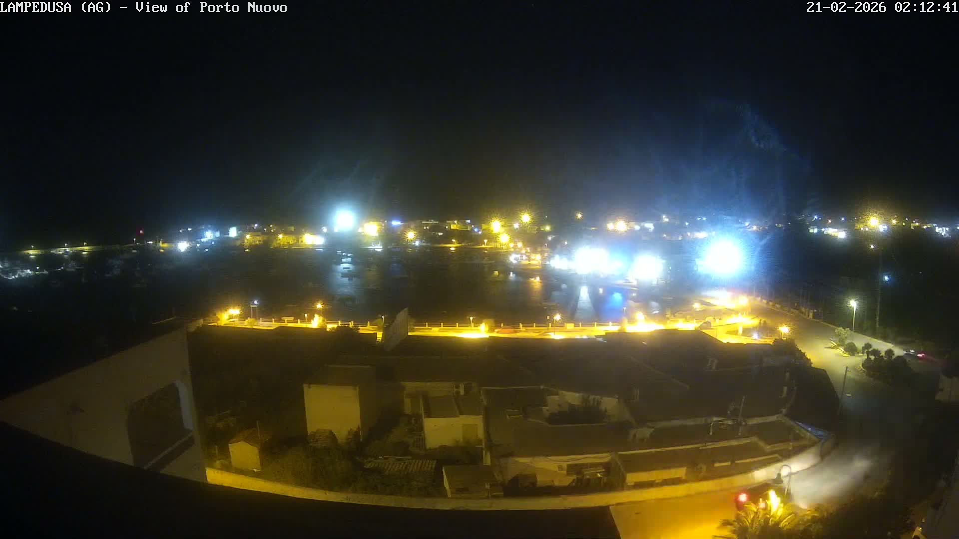 Lampedusa, Port of Nouvo Live Cam - Agrigento, Sicily, Italy