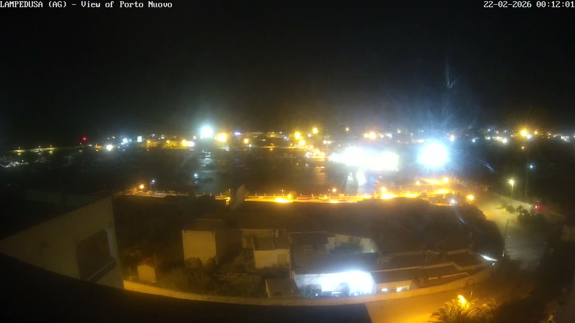 Lampedusa, Port of Nouvo Live Cam - Agrigento, Sicily, Italy