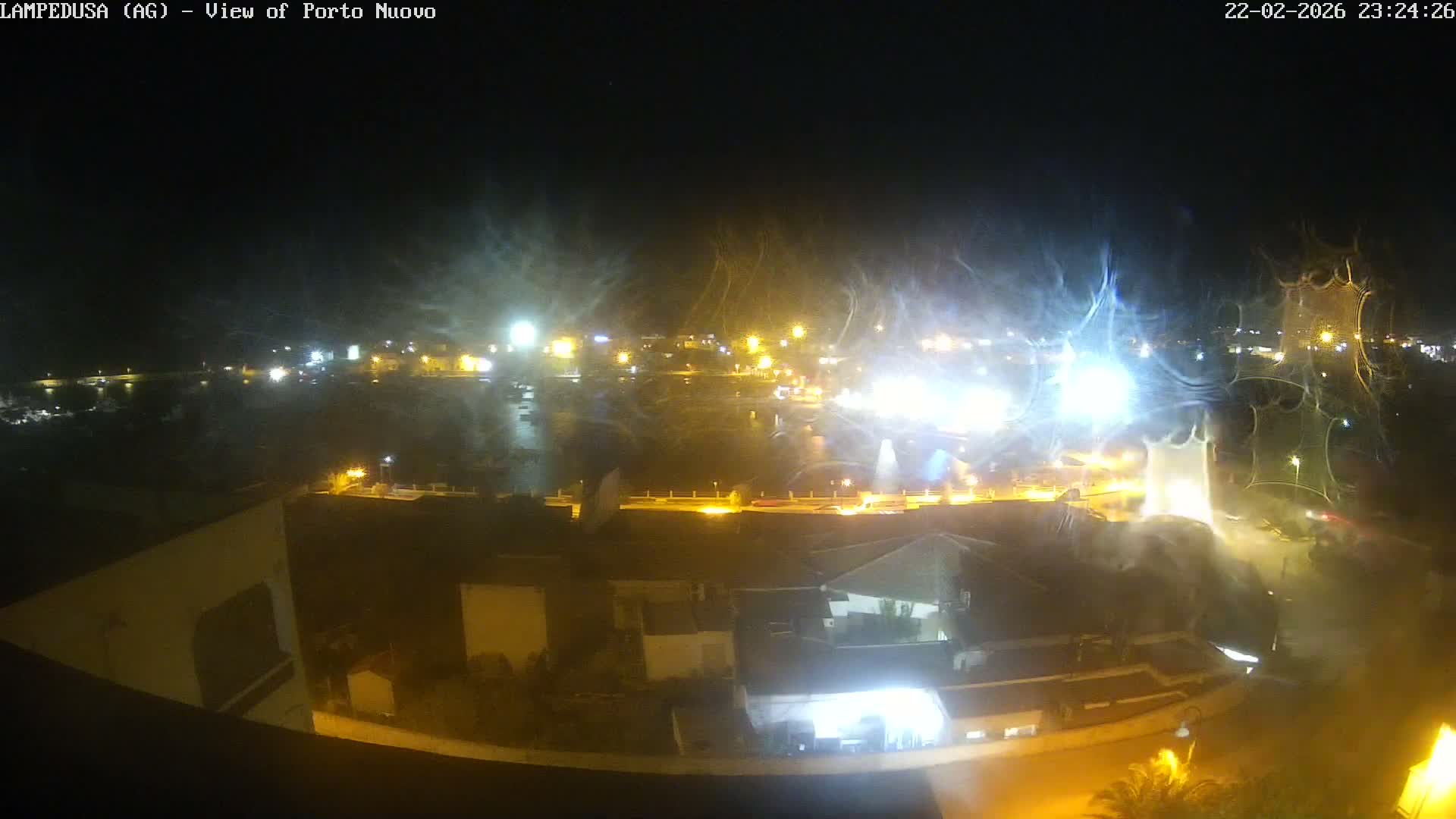 Lampedusa, Port of Nouvo Live Cam - Agrigento, Sicily, Italy