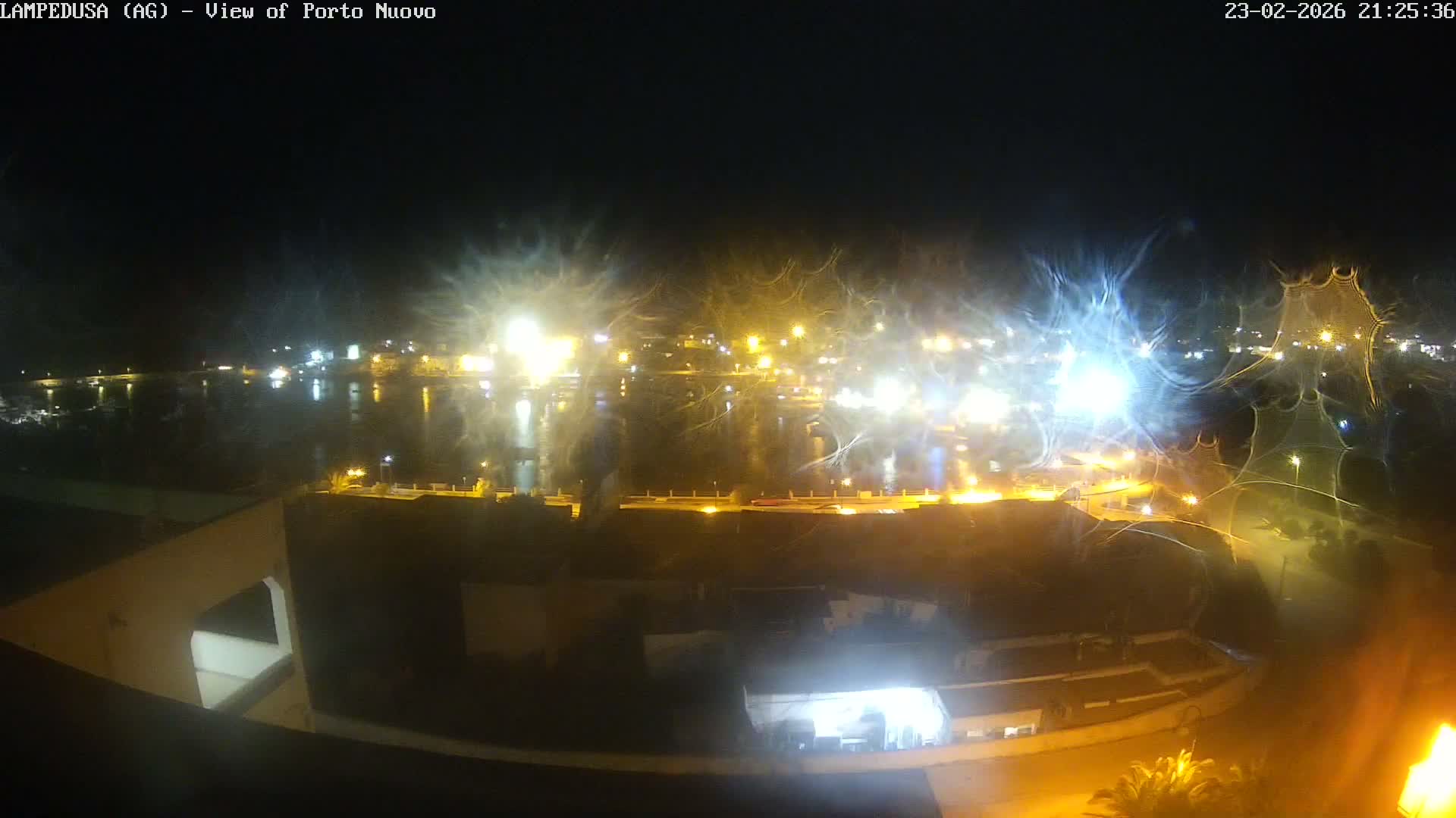 Lampedusa, Port of Nouvo Live Cam - Agrigento, Sicily, Italy
