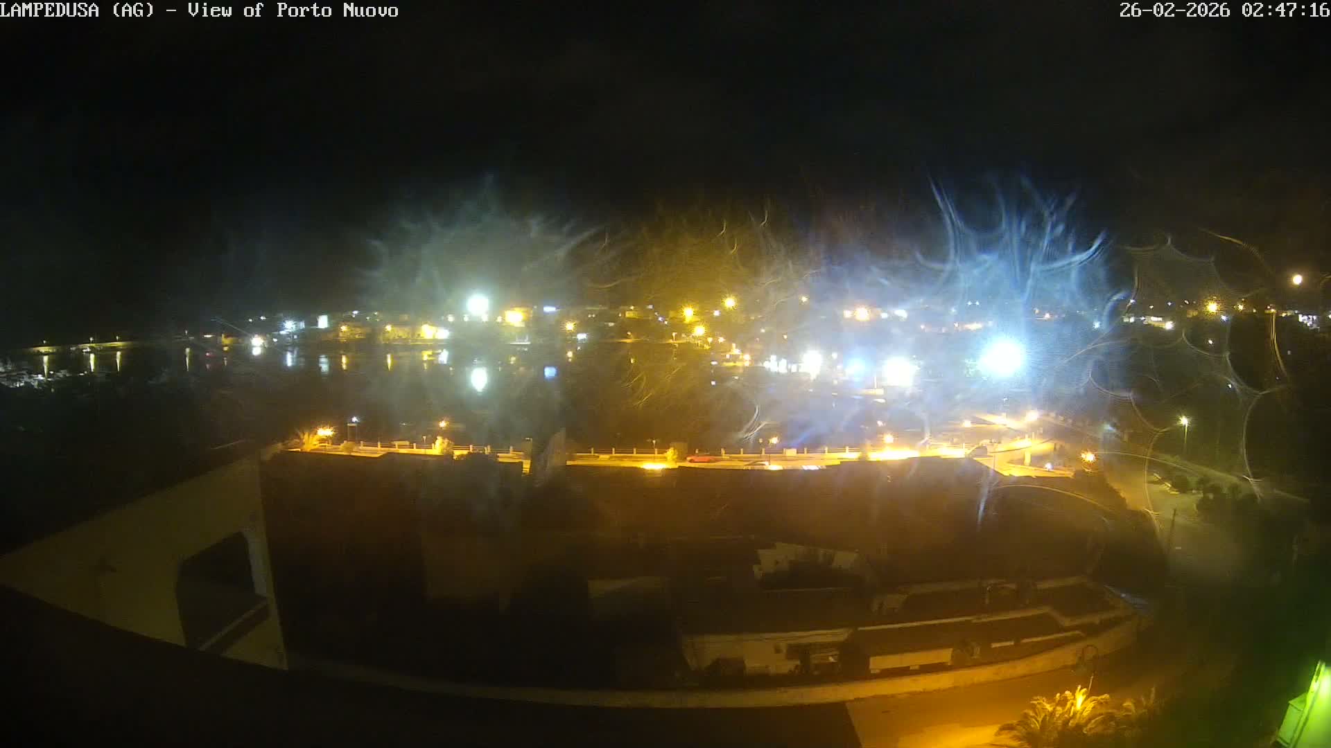 Lampedusa, Port of Nouvo Live Cam - Agrigento, Sicily, Italy