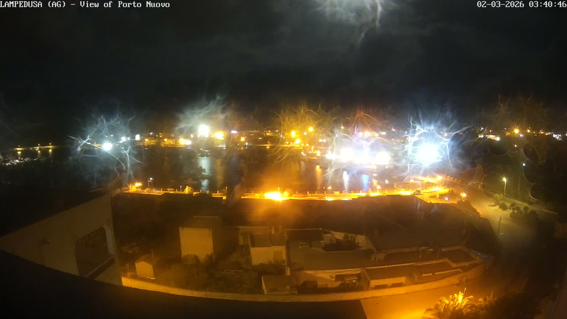 Lampedusa, Port of Nouvo Live Cam - Agrigento, Sicily, Italy