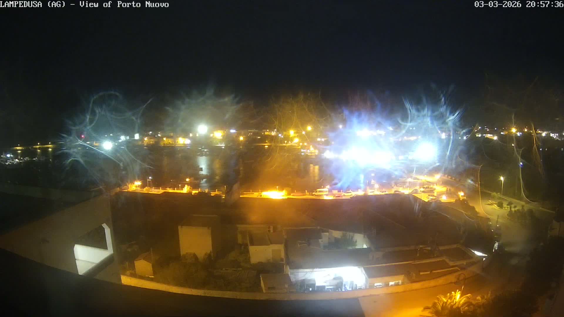 Lampedusa, Port of Nouvo Live Cam - Agrigento, Sicily, Italy
