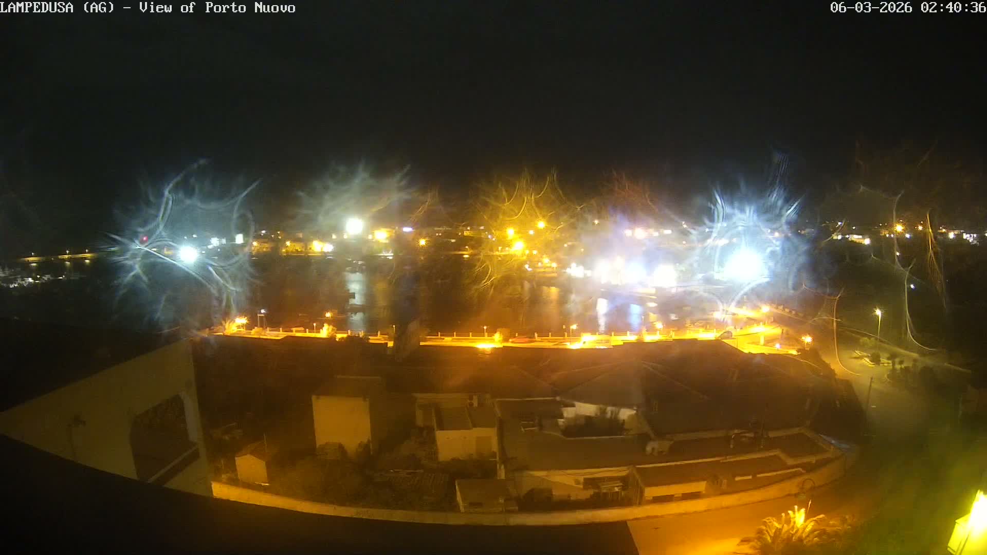 Lampedusa, Port of Nouvo Live Cam - Agrigento, Sicily, Italy