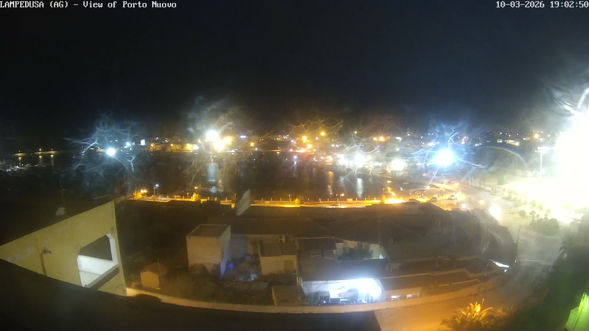 Lampedusa, Port of Nouvo Live Cam - Agrigento, Sicily, Italy
