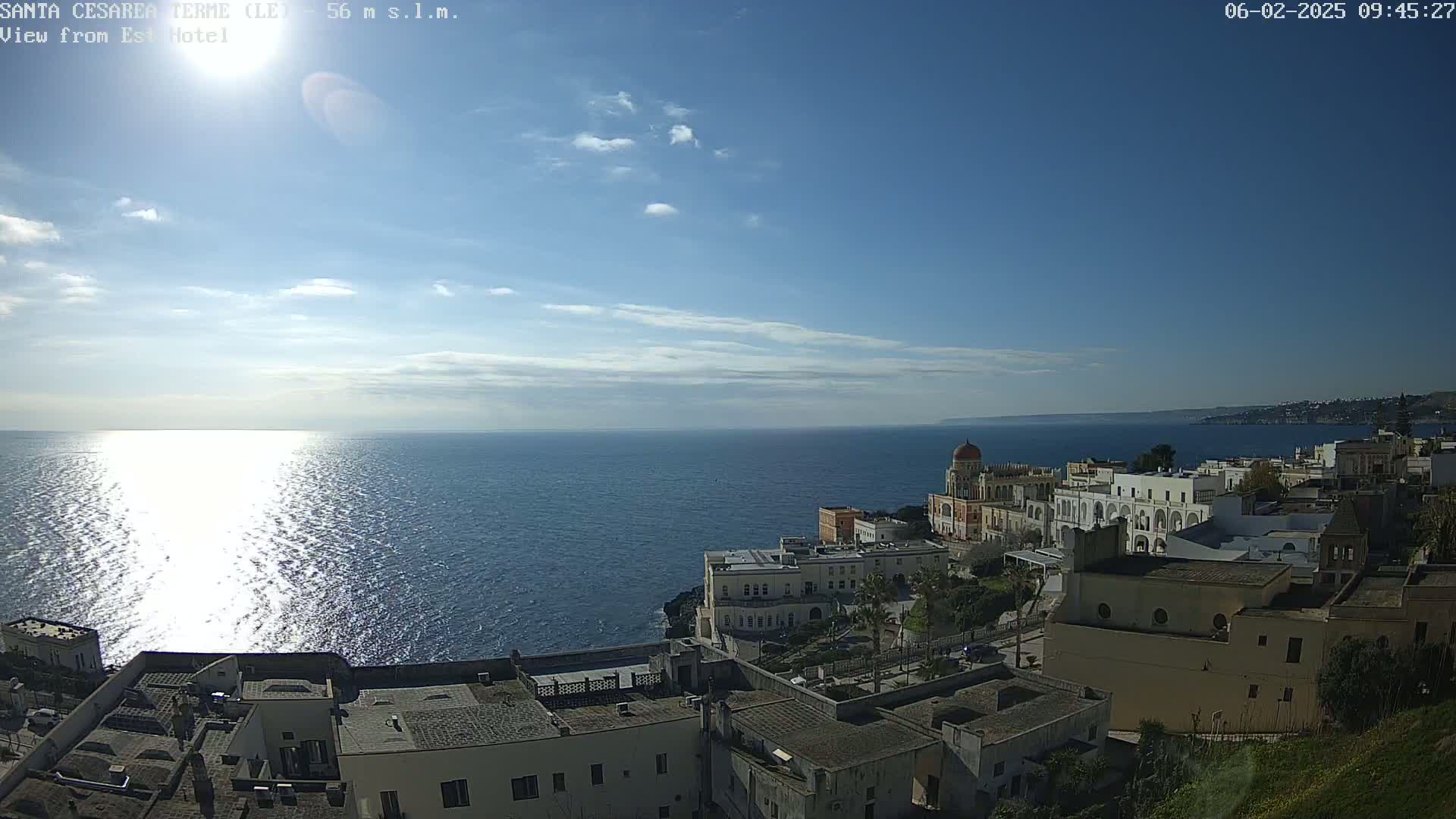Santa Cesarea Terme, Strait of Otranto Live Cam - Lecce, Apulia, Italy