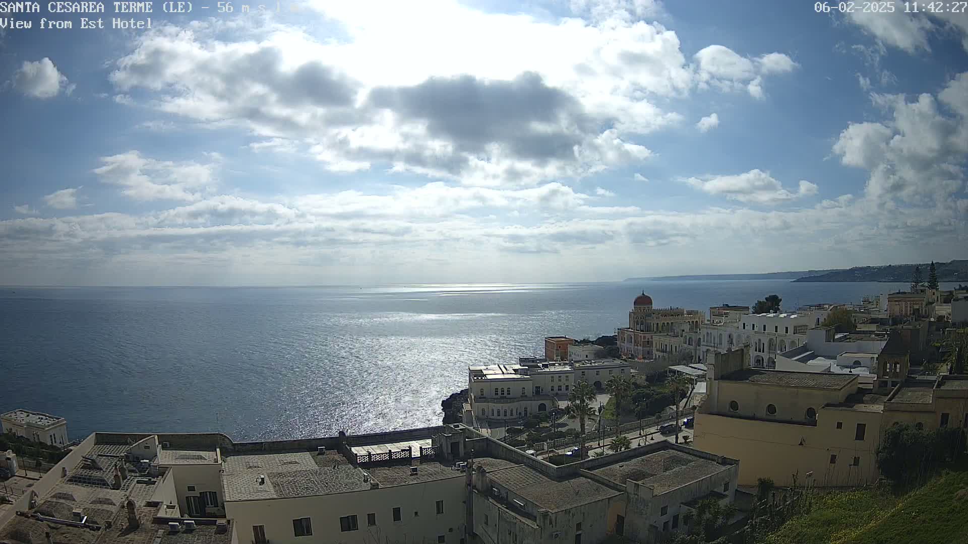 Santa Cesarea Terme, Strait of Otranto Live Cam - Lecce, Apulia, Italy