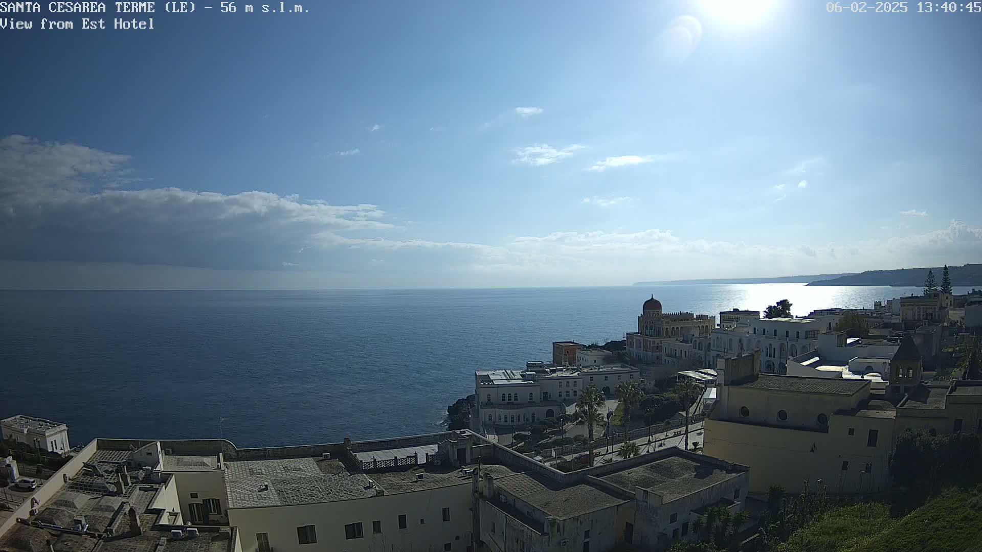 Santa Cesarea Terme, Strait of Otranto Live Cam - Lecce, Apulia, Italy