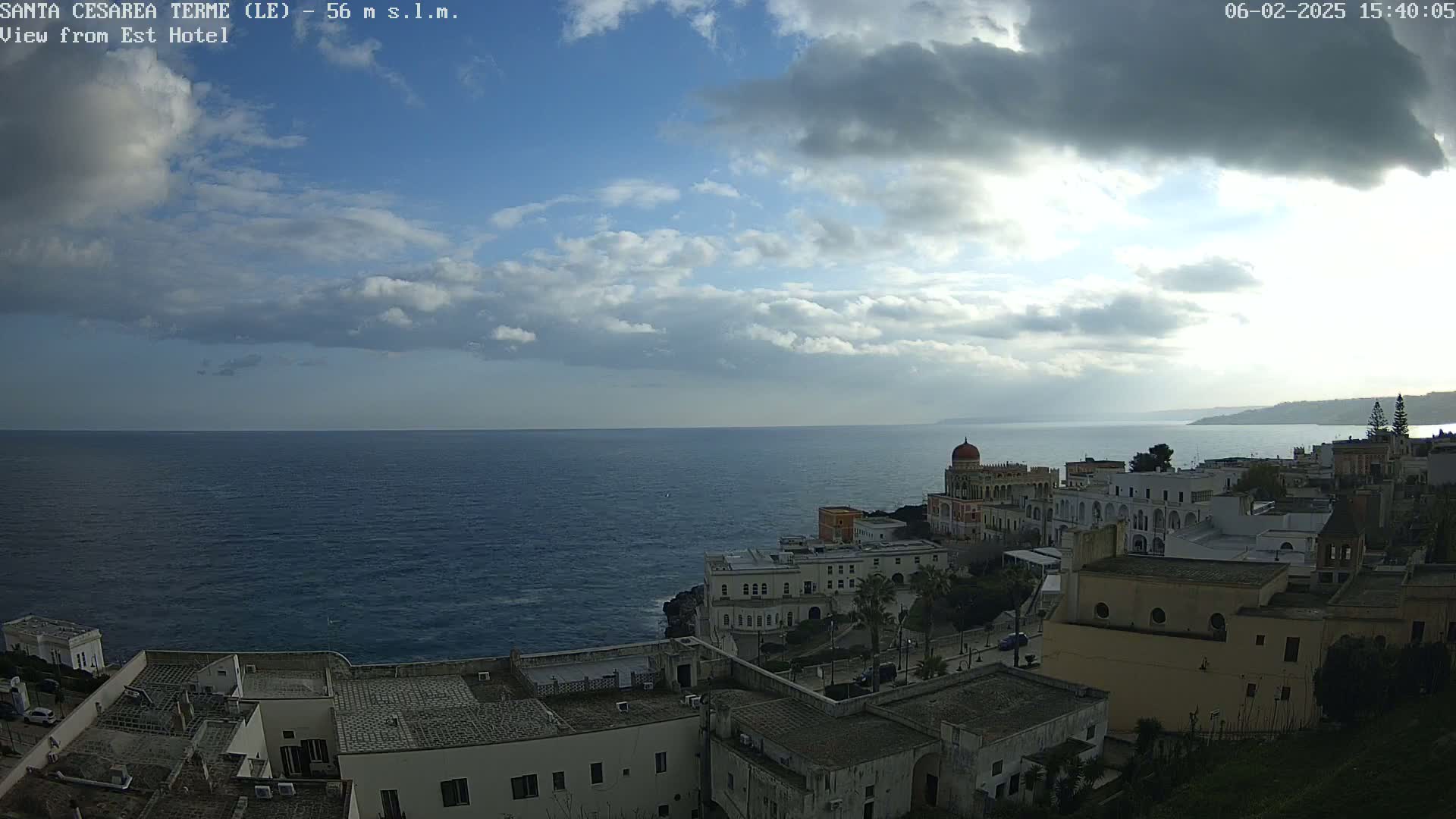 Santa Cesarea Terme, Strait of Otranto Live Cam - Lecce, Apulia, Italy