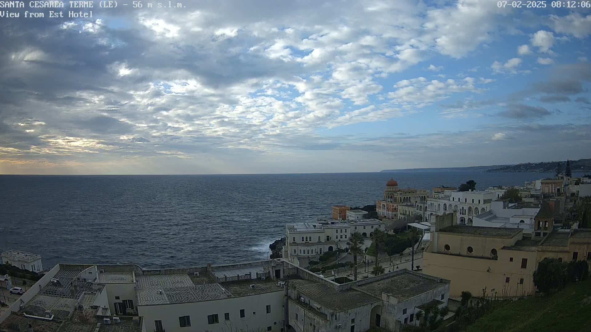Santa Cesarea Terme, Strait of Otranto Live Cam - Lecce, Apulia, Italy