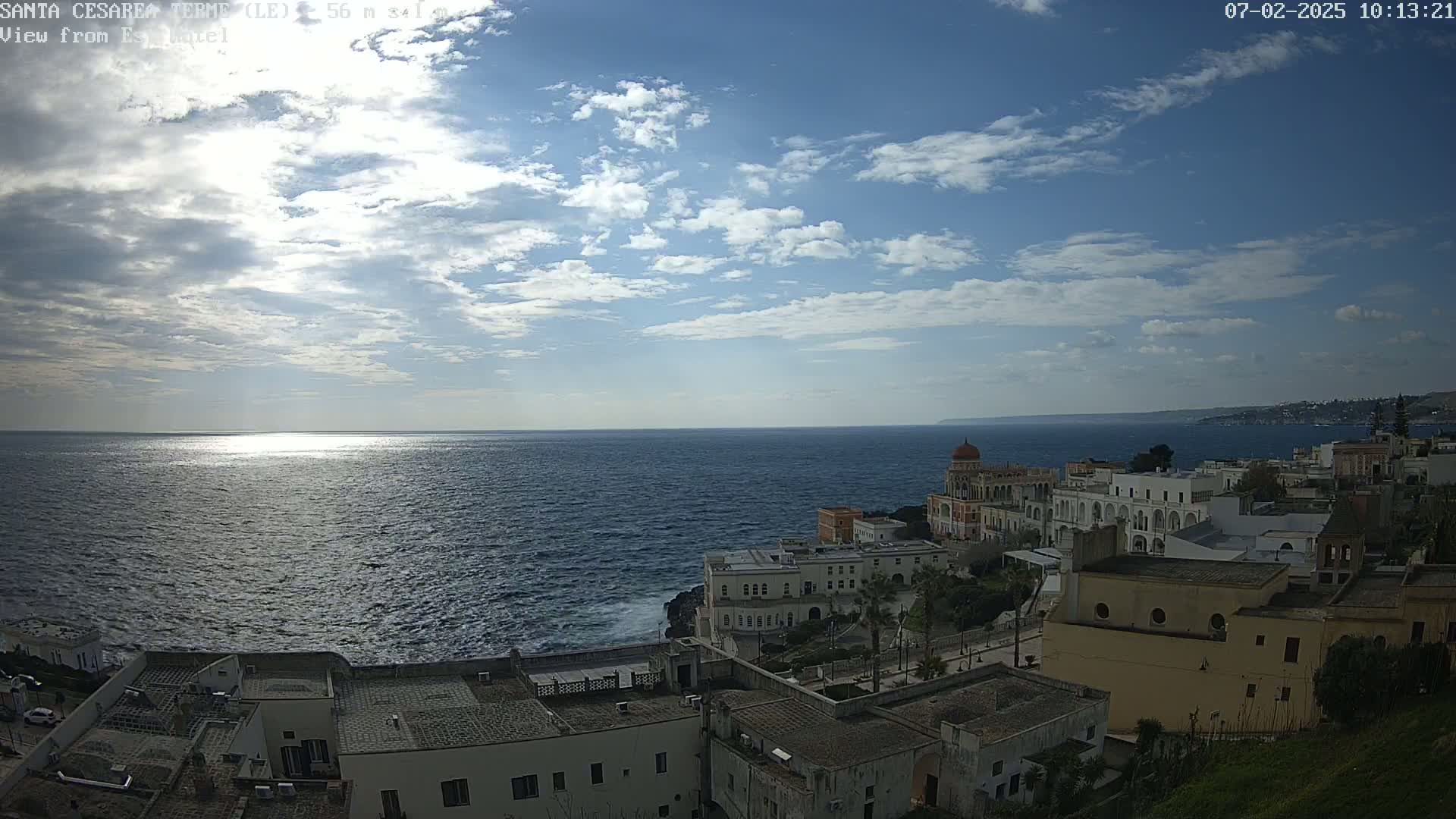 Santa Cesarea Terme, Strait of Otranto Live Cam - Lecce, Apulia, Italy