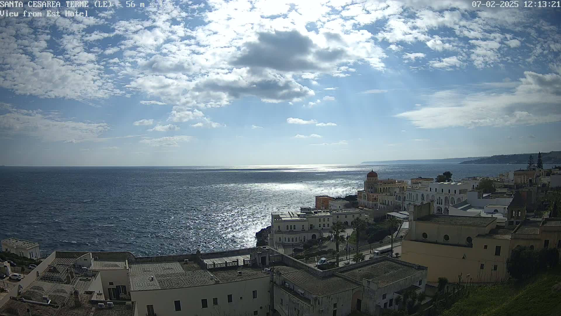 Santa Cesarea Terme, Strait of Otranto Live Cam - Lecce, Apulia, Italy