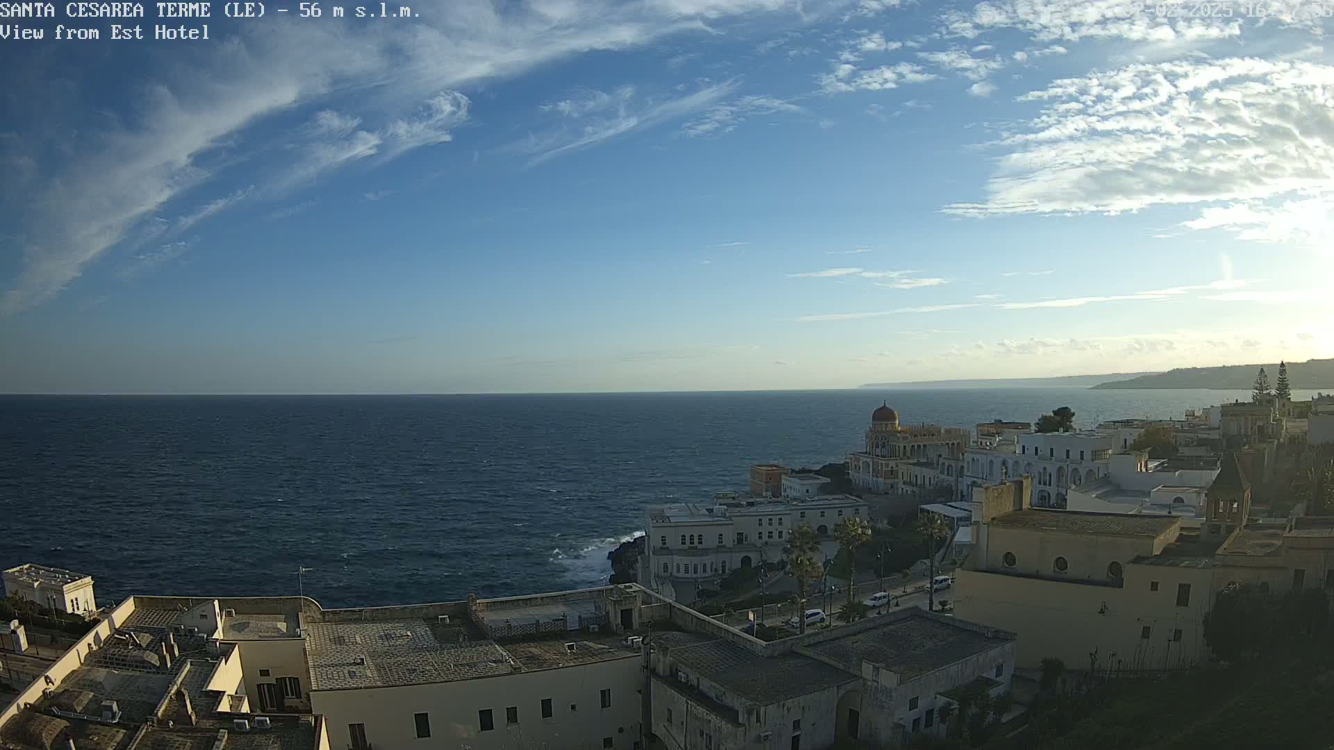 Santa Cesarea Terme, Strait of Otranto Live Cam - Lecce, Apulia, Italy