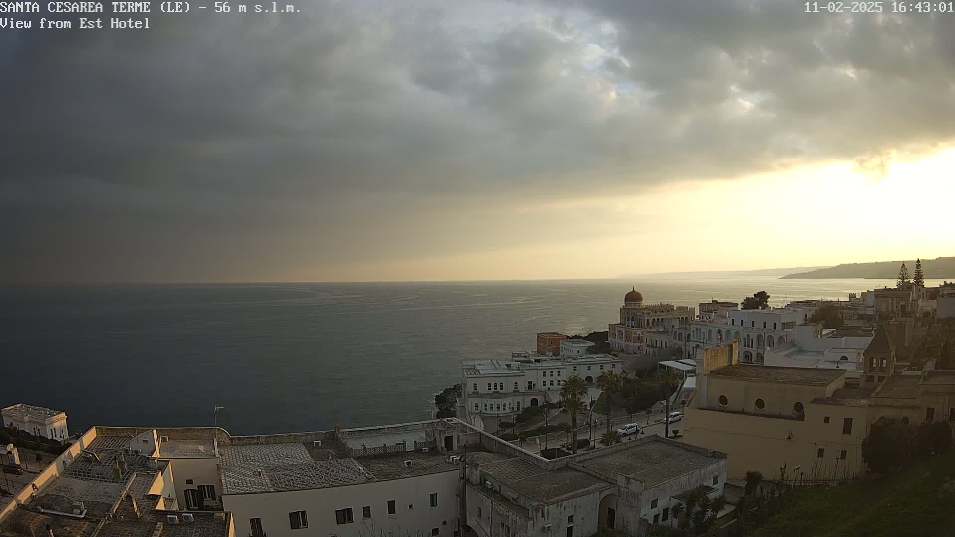 Santa Cesarea Terme, Strait of Otranto Live Cam - Lecce, Apulia, Italy