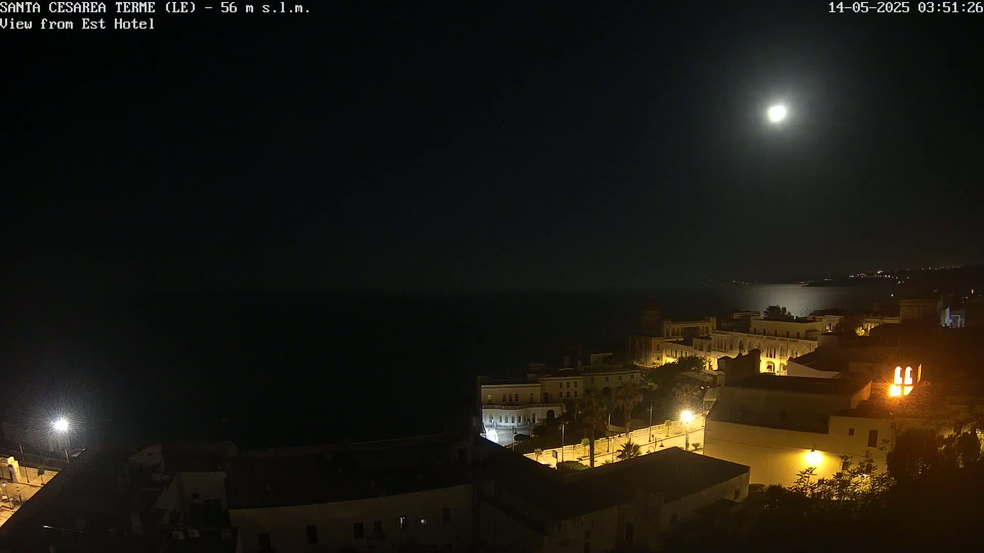 Santa Cesarea Terme, Strait of Otranto Live Cam - Lecce, Apulia, Italy