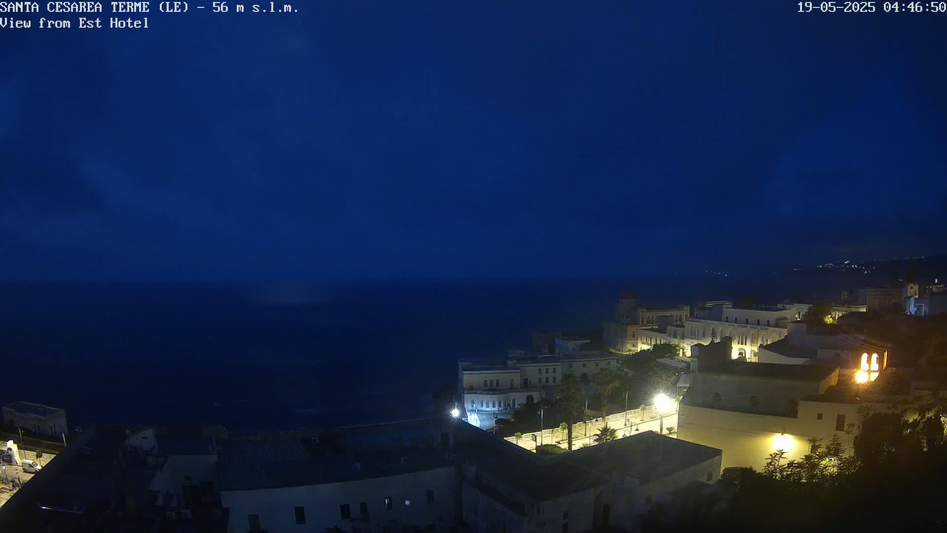 Santa Cesarea Terme, Strait of Otranto Live Cam - Lecce, Apulia, Italy