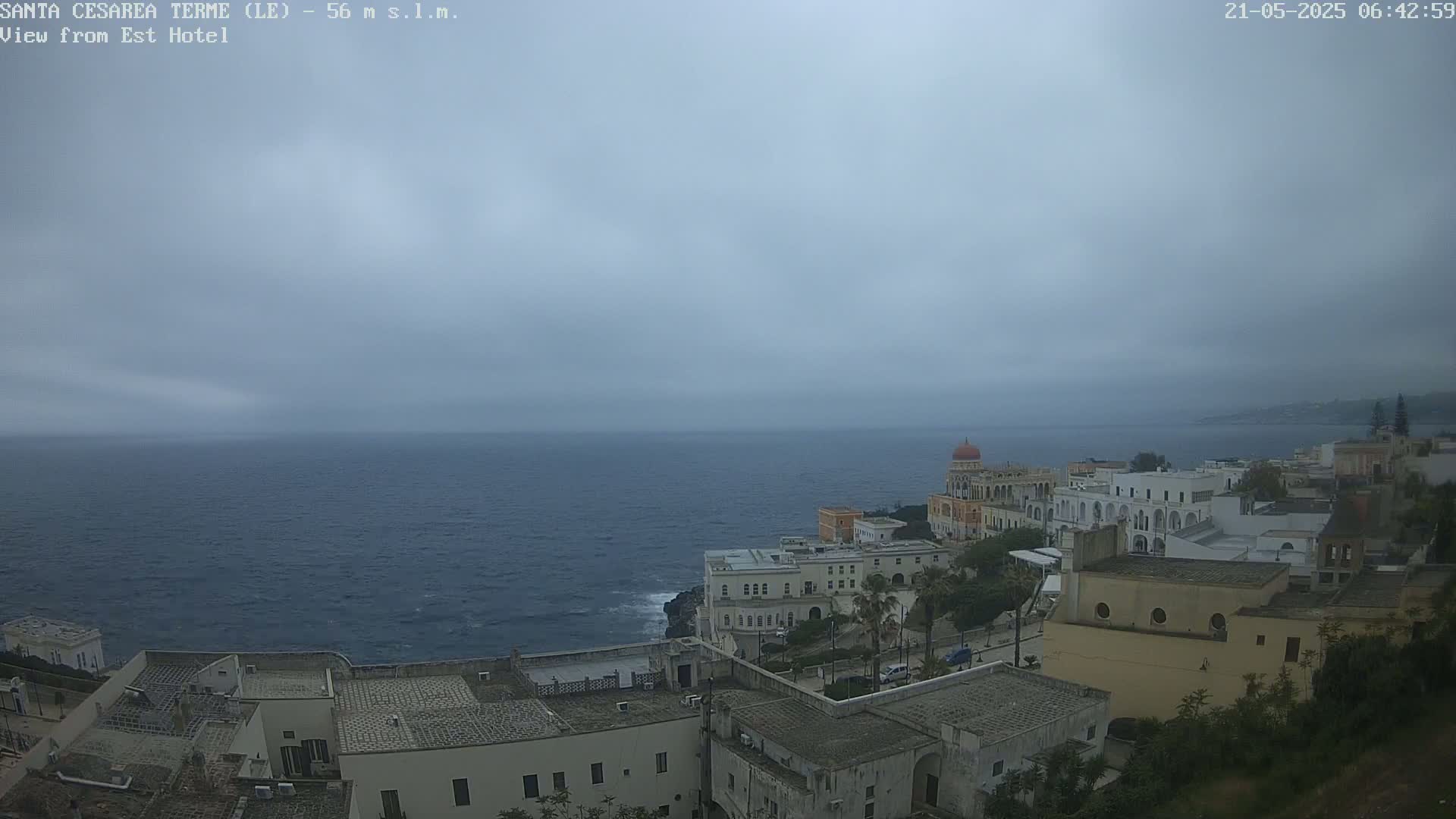Santa Cesarea Terme, Strait of Otranto Live Cam - Lecce, Apulia, Italy